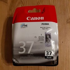 Genuine Canon Pixma PG-37 Black Ink Cartridge.