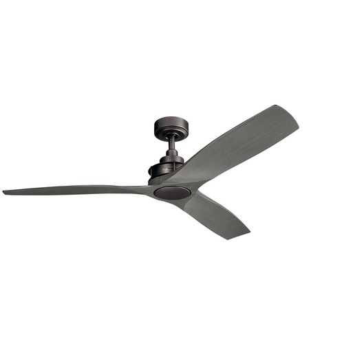 Kichler 300356 Ried 56" 3-Blade Indoor/Outdoor Ceiling Fan – Wall Control - Picture 2 of 4