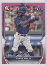 2023 Bowman Prospects Fuchsia 248/299 Ronny Simon #BP-112 fm0