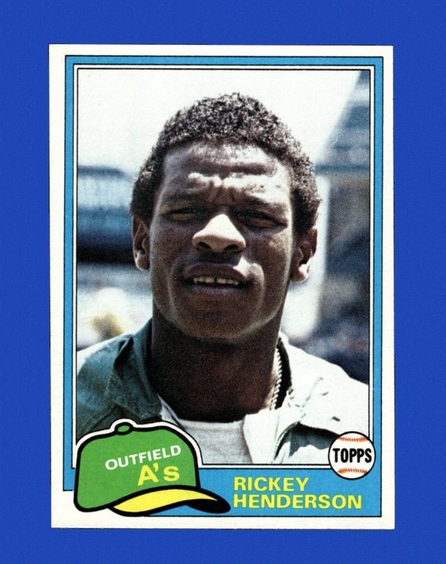 1981 Topps Set-Break #261 Rickey Henderson NM-MT OR BETTER *GMCARDS*