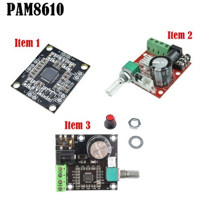 2X15W XH-M120 PAM8610 Power Audio Amplifier Board Dual D Class Channel Module