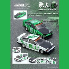 Inno64 164 Toyota Sprinter Trueno Ae86 Keiichi Tsuchiya Limited Edition