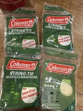 Lot Of 4 - 4-Pack - Coleman String Tie Sock Style 21 Mantle NOS 21A104