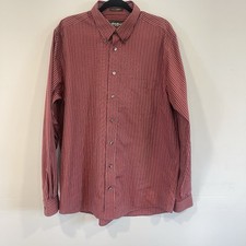 Eddie Bauer Shirt Mens Large Tall Long Sleeve Button Up Wrinkle Resistant Travel