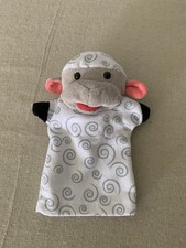 Melissa  Doug Farm Friends Sheep Plush Hand Puppet Baby Playtime Story Fun