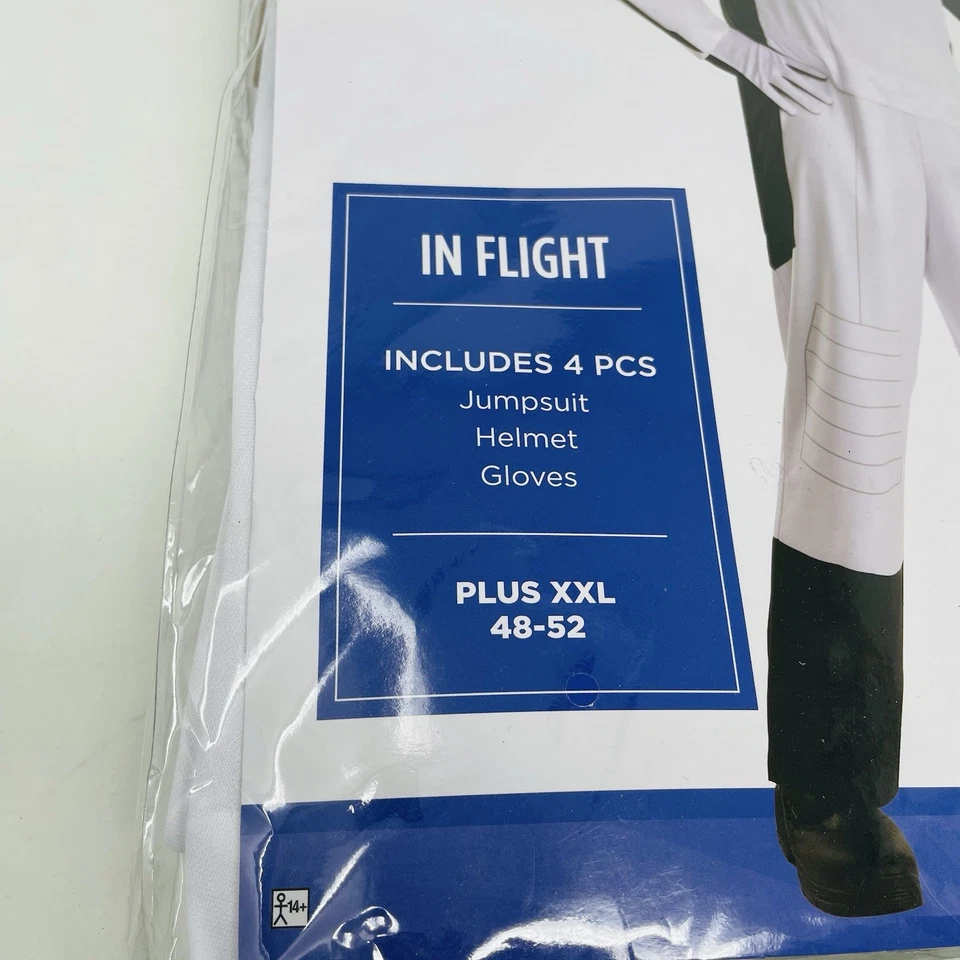 Mono Disfraz de Astronauta en Vuelo Para Hombre Adulto Talla XXL Se Ajusta a 48-52 Halloween Foto 3 de 4