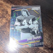 Panini Prizm 2025 Dave Casper #256 Minnesota Vikings Football Card Prizm