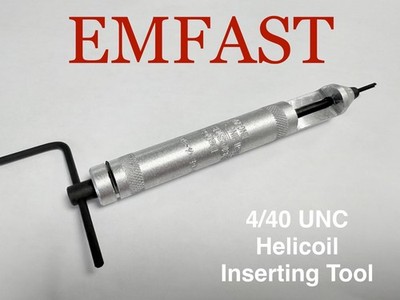 Original Helicoil 4/40 UNC Gewindereparatureinsatz Vorwickler Montagewerkzeug