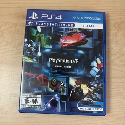 PlayStation VR Demo Disc PS4 PS VR NTSC-U/C w/ Case