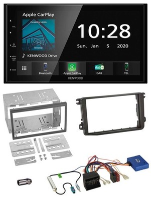 Kenwood Bluetooth CAN-Bus DAB USB 2DIN Autoradio für VW T5 Caravelle Multivan ab