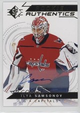 2018-19 SP Retail Rookie Authentics Auto Ilya Samsonov #116 Auto 15j6