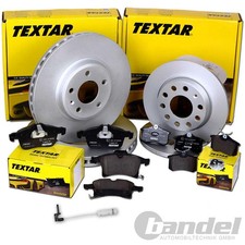 TEXTAR BREMSSCHEIBEN + BELÄGE VORNE + HINTEN für MERCEDES A-KLASSE W168 nur A190