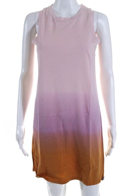 KULE Womens The Ivy Tank Dress - Pink/Gold Size XS