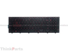 New/Orig Dell Latitude 3550 3560 3570 3580 15.6" US-English Red-Backlit Keyboard