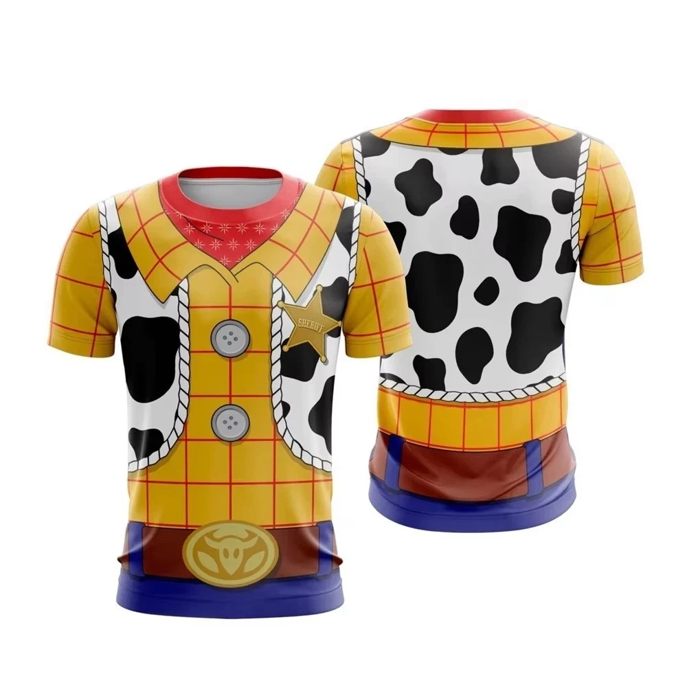 Toy Story 3D Printed Polyester T-Shirts Woody Jessie Buzz Zorg Tees Unisex
Opens in a new window or