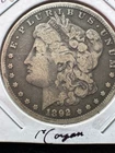 New Listing1892 cc morgan dollar