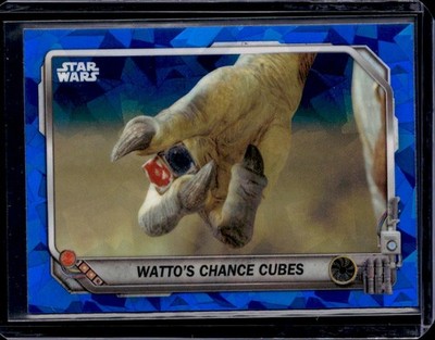 2024 Topps Chrome Sapphire Star Wars: #PR-2 Watto's Chance Cubes Podracing