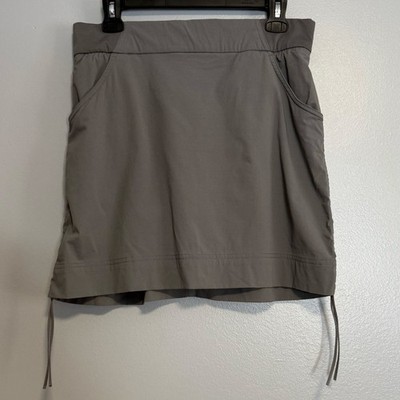 Columbia Gray Omni-Shield Ruched Side Athletic Skort 