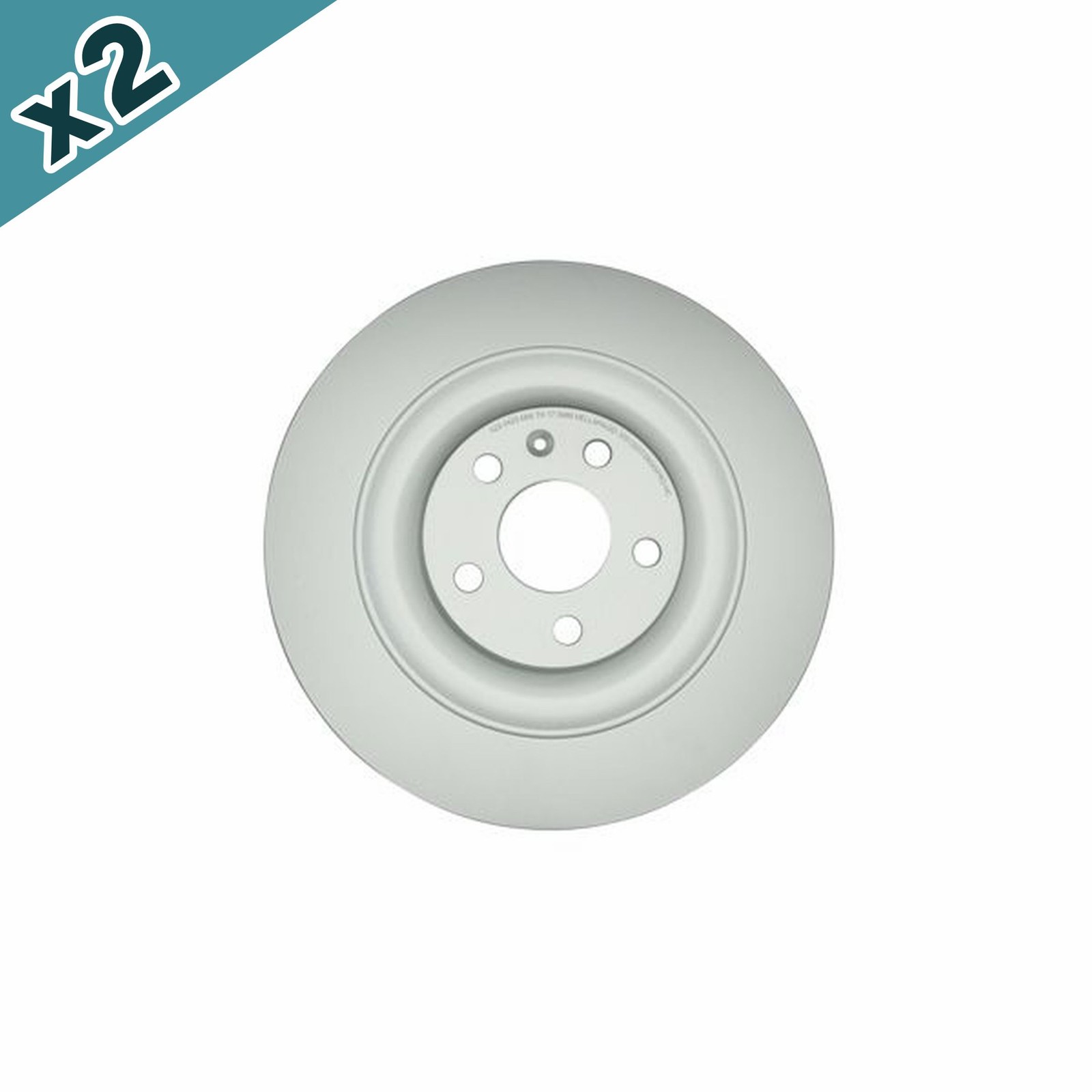 HELLA Brake Disc Rear Internally Vented Fits Volvo C40 XC90 8DD 355 132-071