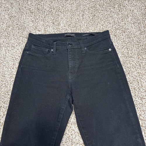 Banana Republic Mid Rise Skinny black denim jeans 27 Long (28x29) - Picture 2 of 13