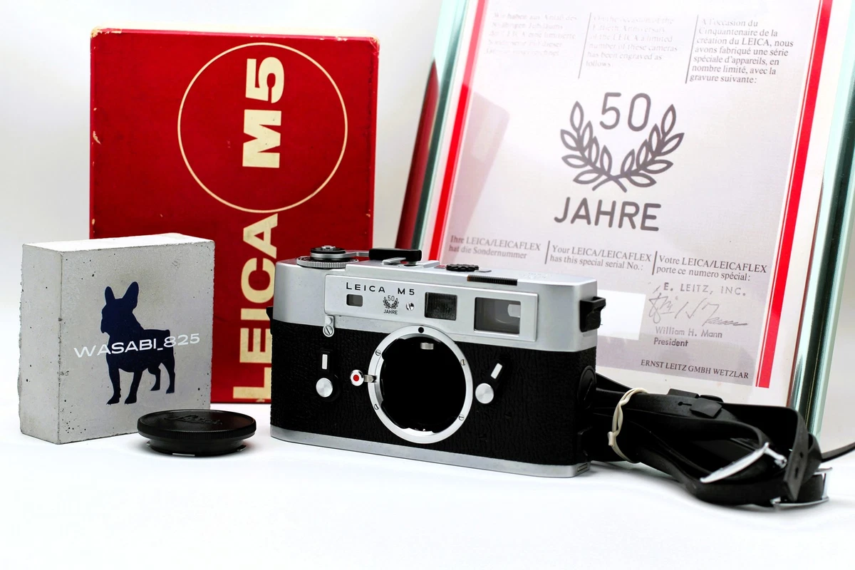 50th Jahre Anniversary [MINT] Leica M5 Black Rangefinder Camera