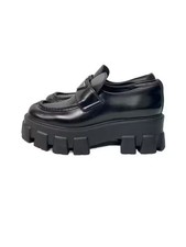PRADA/Loafers/Size 36.5/Prada/Black/BLK/1D649M/23cm/Monolith Brushed Leather