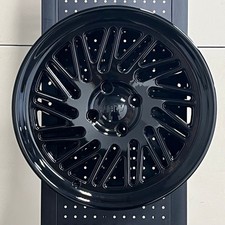 16 Ipw 023 Swirl Lc Style Black Wheels Rims 4x100 Fits Mini Cooper Clubman