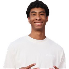 Cam Christie (White T-Shirt) Half Body Buddy Cutout