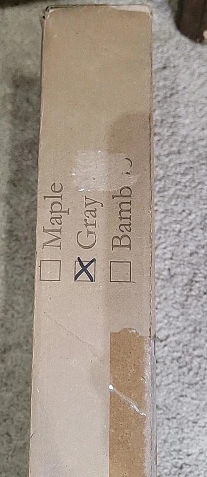 J.K. Adams 36" x 11" Estante para Ollas Montado en la Pared, 6 Ganchos Incluidos, Gris Foto 3 de 4