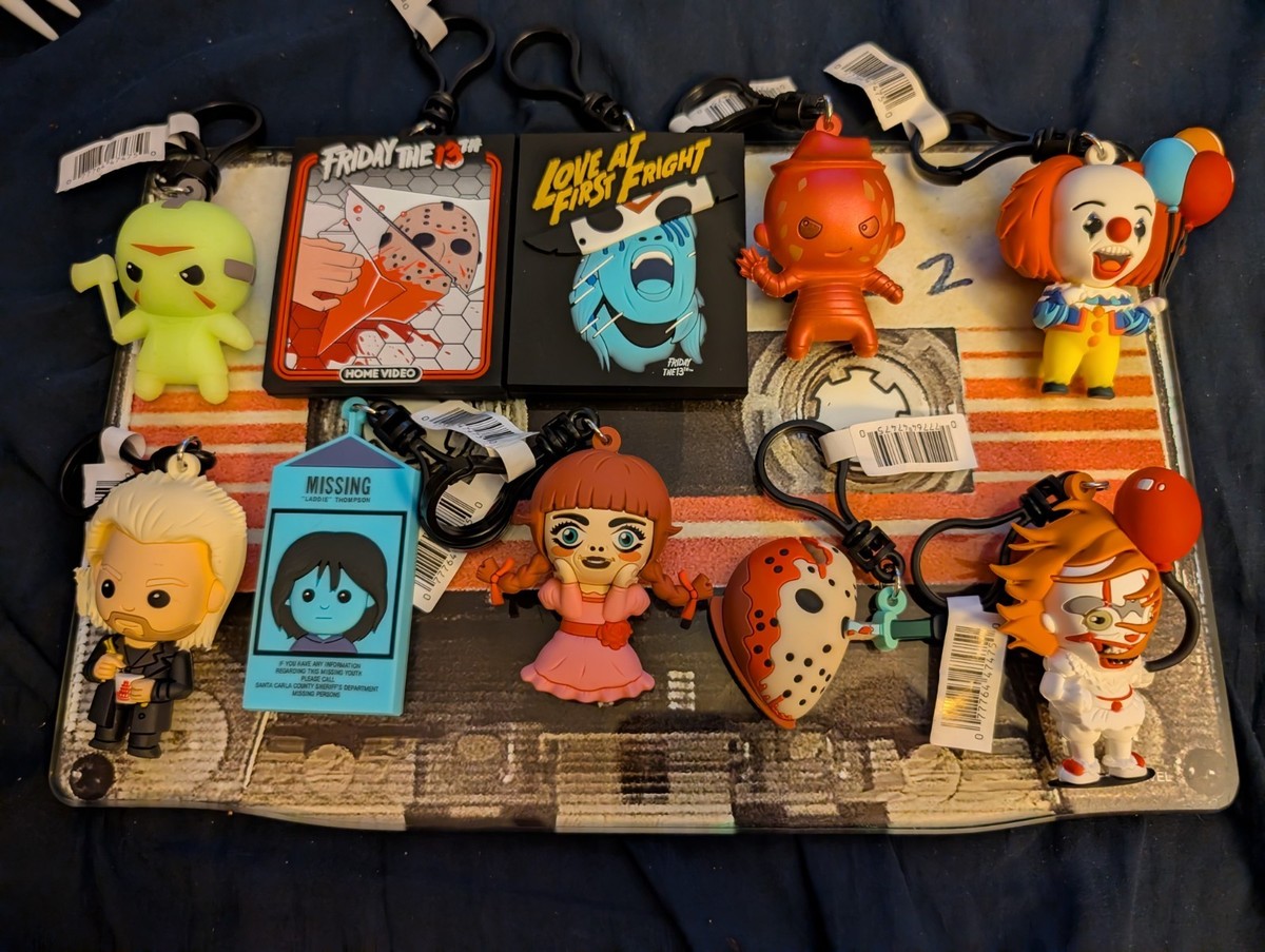 Horror Monogram 3D Figural Bag Clips Series 9 Friday 13th IT