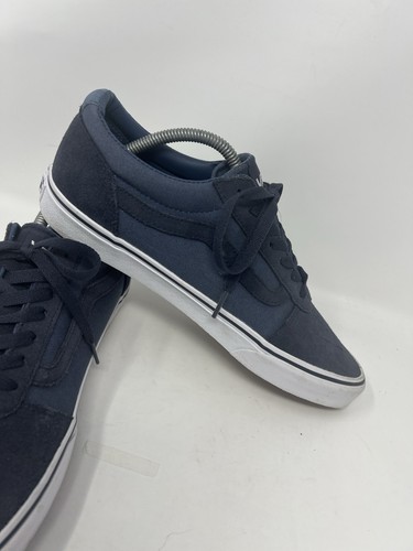 Sneakers basse Vans Ward Deluxe Comfort usate in ottime condizioni taglia 10 blu bicolore fuori muro - Foto 9 di 12