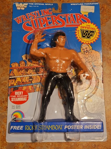 Wrestling Superstars LJN Toys WWF 1985 Ricky Steam...