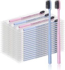100Pcs Prepasted Disposable Toothbrushes Bulk Individually Wrapped Pre Pasted