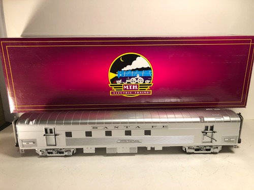 MTH Premier calibre O SANTA FE 70' AERODINÁMICO RPO COCHE DE PASAJEROS ACANALADO 20-68211 | Condition: Used