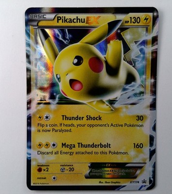 The Pokmon Company Pikachu EX XY174 XY Promo Holo English 2016 130 HP