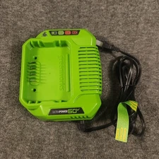 Greenworks 60V CAC801 Lithium-Ion Battery Charger for Lawn Tools