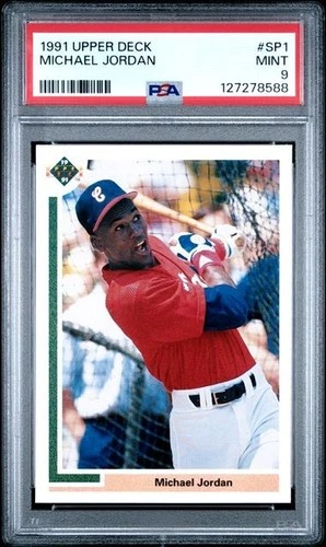 1991 Upper Deck  Baseball #SP1  MICHAEL JORDAN Card - PSA 9 (MINT)