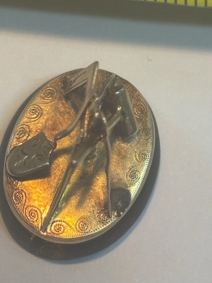 Rare Victorian Masonic Seal/Watch Fob. Gold On Moonstone Mount. 18mm Wide - Image 3 of 4