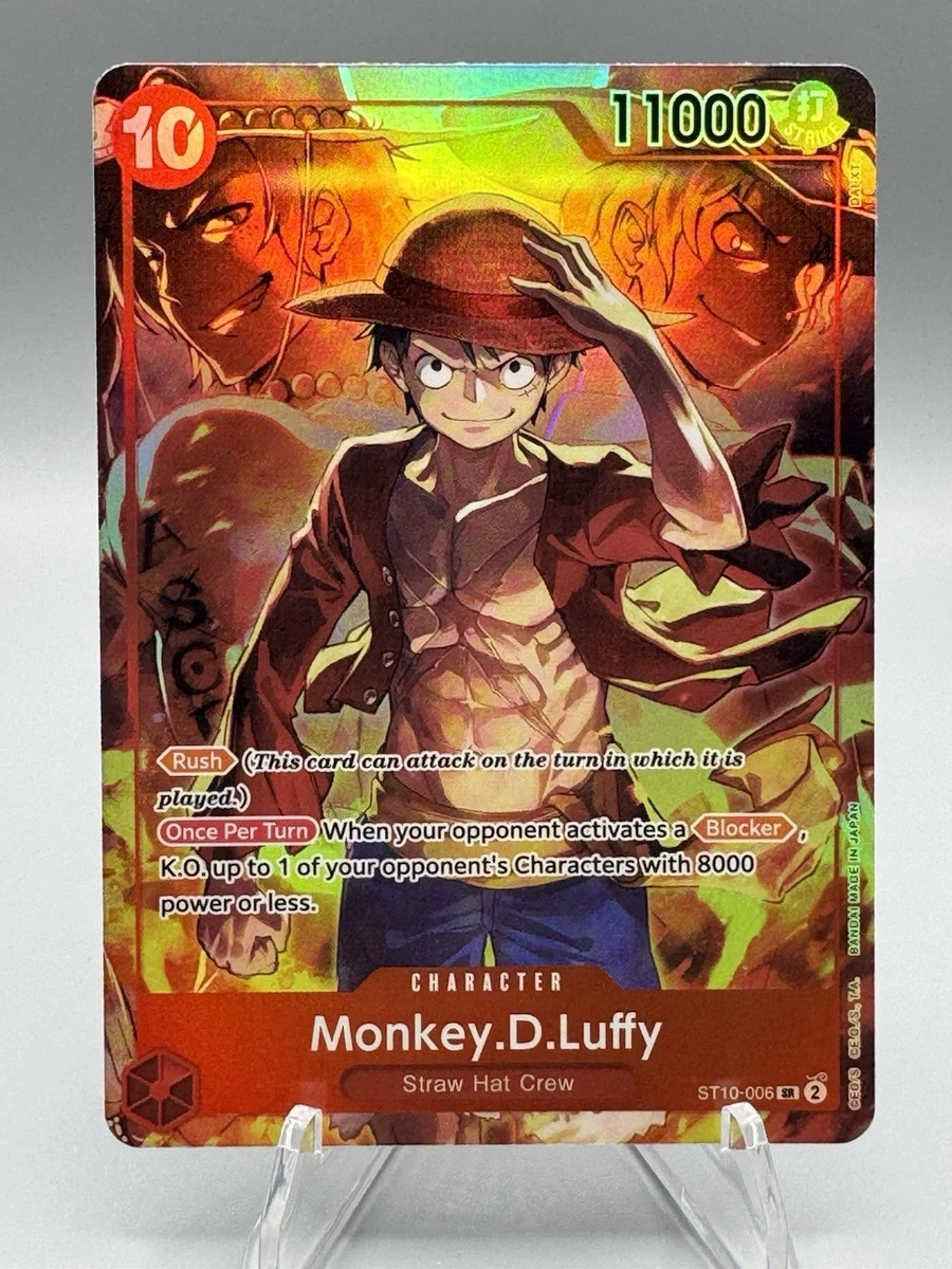 Monkey.D.Luffy ST10-006 One Piece Promotion Cards for sale | eBay
