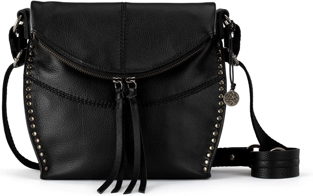The Sak Pebbled Leather & Silverlake Studded Crossbody Bag Bohemian Festival