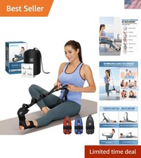 Foot and Calf Stretcher-Stretching Strap For Plantar Fasciitis, Heel Spurs, F...