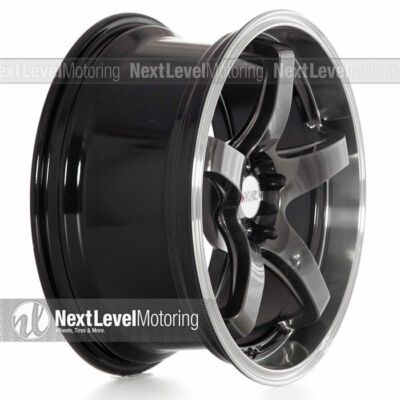 XXR 555 18X8.5 5X100 5X114.3 +25 CHROMIUM BLACK WHEEL | eBay