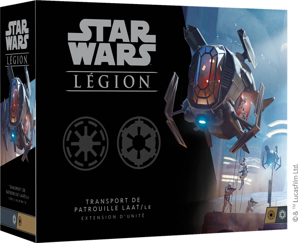 ATOMIC MASS GAMES STAR WARS LÉGION : TRANSPORT DE PATROUILLE LAAT/LE en VF FFSWL81