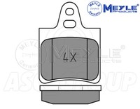 Meyle Bremsbelagsatz, Hinterachse Mit Anti Quietsch Platte 025 201 6215