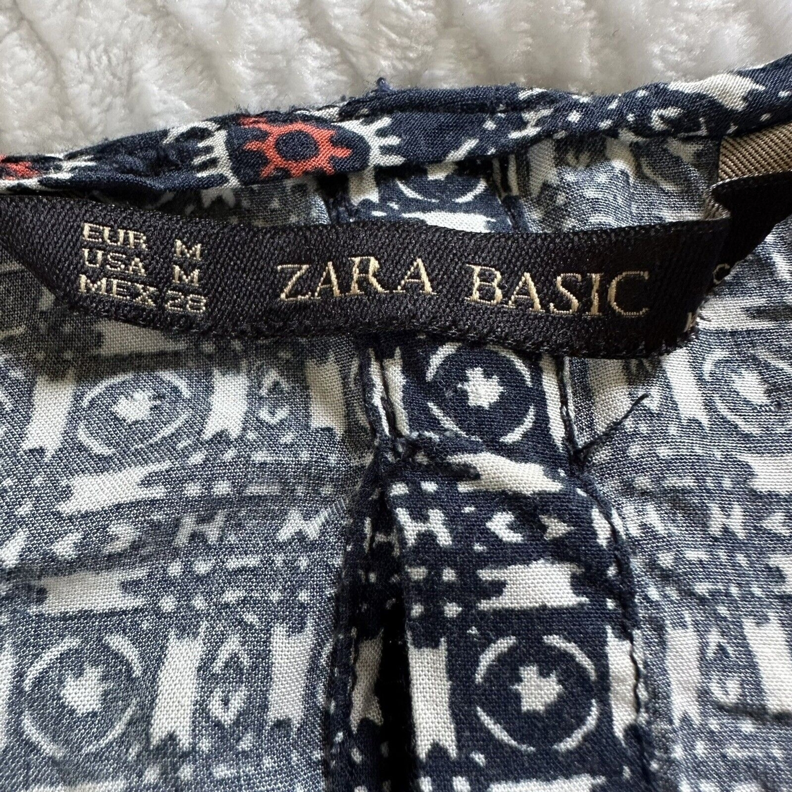 ZARA Basic Patchwork Dress Medium - image 5