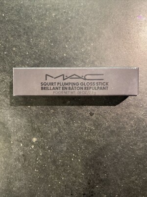 MAC Squirt Plumping Gloss Stick 14 JET 0.08 Oz Full Size NEW