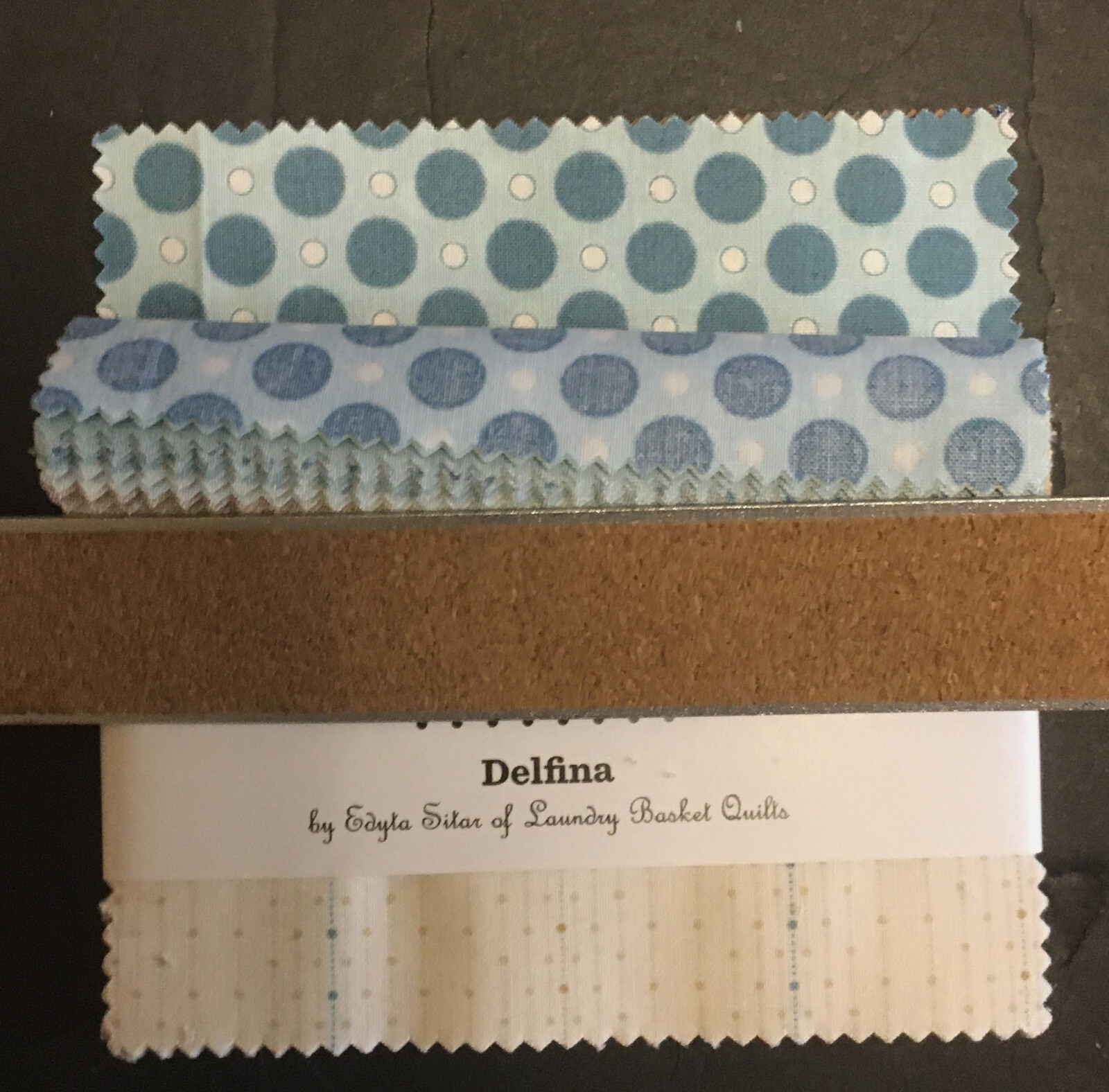 Andover Charm Pack "Delfina" Laundry Basket 42 pcs (see pics