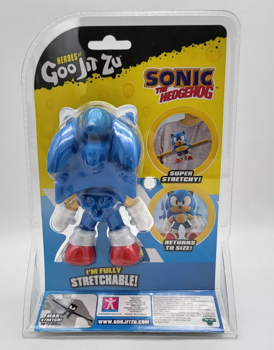 SONIC THE HEDGEHOG Classic Figure SUPER STRETCHY 2022 Goo Jit Zu