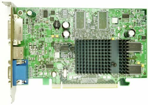 Carte Graphique Vintage ASUS ATI Radeon 9200SE – AGP 128 Mo – Pour PC Ancien