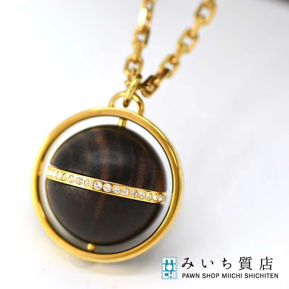 [Japan Used Necklace] Louis Vuitton Pawn Shop Pandantif Magnetic Glitter  M66856